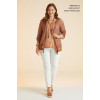 43090 Big Size Brick Blouse