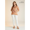 43430 Big Size Brick Blouse