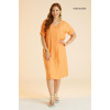 44400 Big Size Oranj Dress