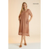 44320 Big Size Brick Dress