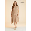 44341 Big Size Camel Dress