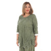 24004 - Big Size Khaki Blouse