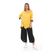 24004 - Big Size Yellow Blouse