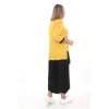 24004 - Big Size Yellow Blouse