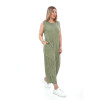 24005 - Big Size Khaki Overalls