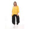 24006 Big Size Yellow Blouse