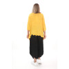 24006 Big Size Yellow Blouse