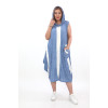 24008 Big Size Indigo Dress