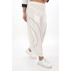 24009 Big Size Ekru Trousers