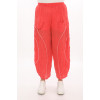 24009 Big Size Red Trousers