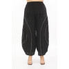 24009 Big Size Black Trousers