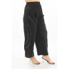 24009 Big Size Black Trousers