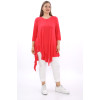 24023 Big Size Red Blouse