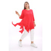 24023 Big Size Red Blouse