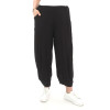 24025 Big Size Black Trousers