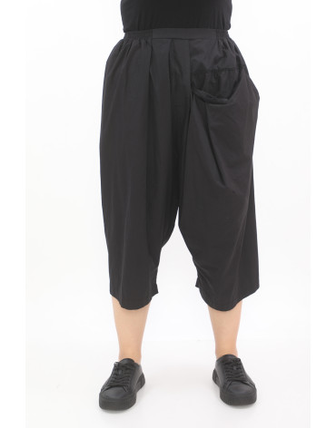 24033 Big Size Black Trousers