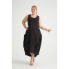 24034 Big Size Black Dress