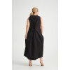 24034 Big Size Black Dress