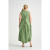 24034 Big Size Green Dress