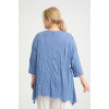 24069 Big Size Indigo Blouse