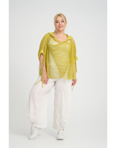 24074 Big Size Lemon Blouse