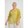 24074 Big Size Lemon Blouse