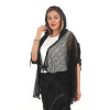 24074 Big Size Black Blouse