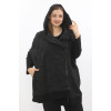 24102 Big Size Black Jacket