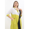 24115 Big Size Lemon Dress