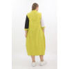 24115 Big Size Lemon Dress