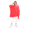 24123 Big Size Red Blouse