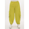 24134 Big Size Lemon Trousers