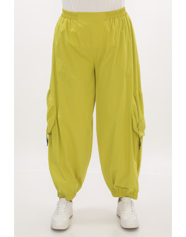 24134 Big Size Lemon Trousers