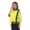 24141 Big Size  Lemon Blouse