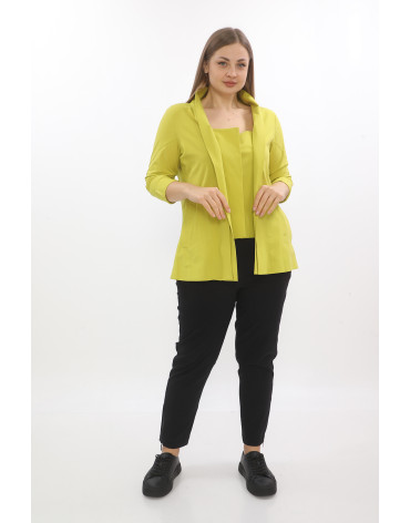 24141 Big Size Lemon Shirt