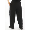 24177 Big Size Black Trousers