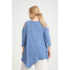 24200  Big Size Indigo Blouse