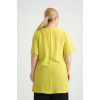 24208  Big Size Lemon Blouse