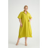 24216 Big  Size Lemon Dress