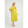 24218 Big  Size Lemon Dress