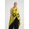 24224  Big Size Lemon Waistcoat