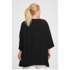 24227  Big Size Black Blouse