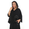 24228  Big Size Black Jacket