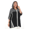 24233  Big Size Black Jacket