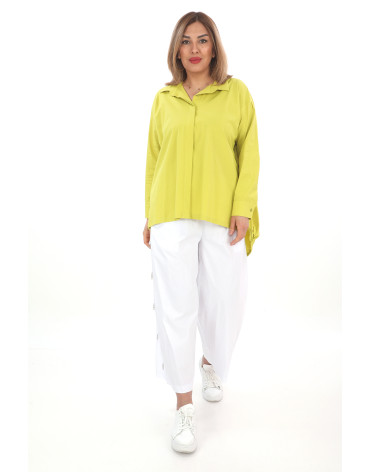 24243  Big Size Lemon Shirt