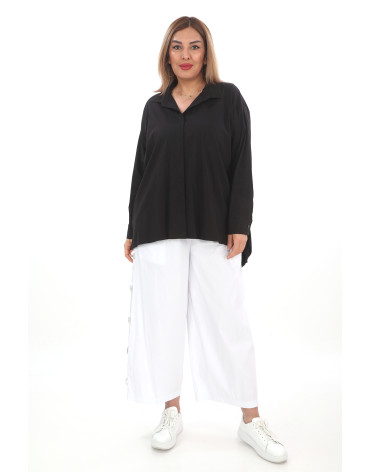 24243  Big Size Black Shirt