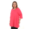 24250  Big Size Red Blouse