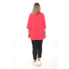 24250  Big Size Red Blouse