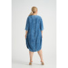 24257  Big Size Blue Dress