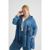 24260  Big Size Blue Jacket